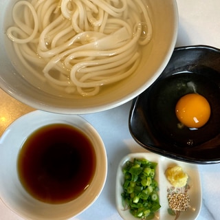 主夫がつくる釜揚げうどん